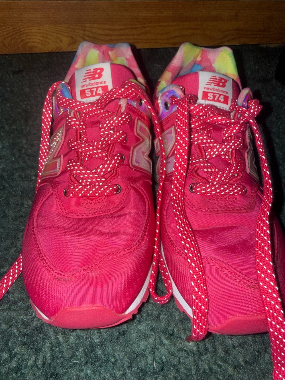New Balance Kids Pink 574 Sneakers